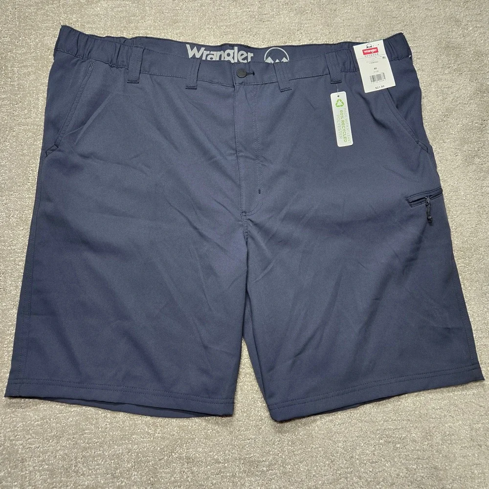 Wrangler Outdoor Mens Navy Blue Performance Shorts Size 46 112367852 New - Picture 1 of 4